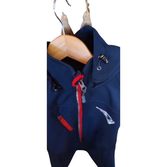 NEW ENGLAND PATRIOTS Woman's Soft Shell Jacket SMALL Navy Blue - Picture 4 of 6